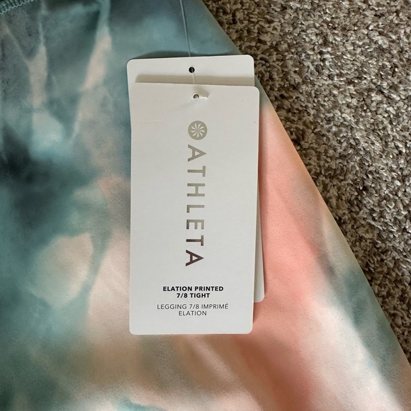 Athleta Elation Printed 7/8 Tight - Picture 2 of 3